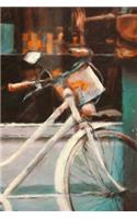 White Bicycle - Blank Notebook