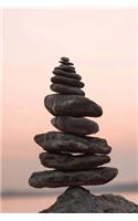 Composition Book: Zen Rock Balancing: 140 Page 6x9 Composition Notebook Diary