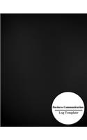 Business Communication Log Template