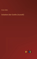 Gedanken über Goethe (Auswahl)