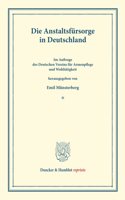 Die Anstaltsfursorge in Deutschland