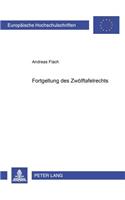 Fortgeltung Des Zwoelftafelrechts
