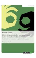 Phraseologismen in der Lautsprache und in der Deutschen Gebärdensprache