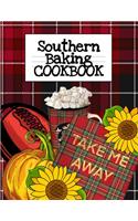 Southern Baking Cookbook: Blank Recipe Journal To Write In Seasonal Fall Recipes From The South - Cute Plaid Printed Cover With Sunflower, Football, Pumpkin, Tatan Notebook &