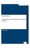 Webmanagement am Beispiel des Prodacta Intranet