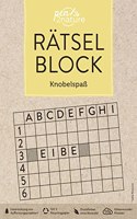 Ratselblock KnobelspaÃŸ. Block mit uber 130 kniffligen Ratseln in Farbe: Nachhaltiger RatselspaÃŸ fur Erwachsene. Umweltfreundliches Knobeln auf Recyclingpapier