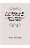 Necrologías de D. Pedro de Madrazo, D. José Zorrilla, D. Juan Valera