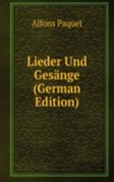 LIEDER UND GES  NGE GERMAN EDITION