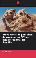 Prevalência de parasitas de camelos do GIT no estado regional da Somália