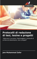 Protocolli di redazione di tesi, tesine e progetti