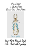 Peter Rabbit by Beatrix Potter Counted Cross Stitch Pattern