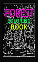 Forest Coloring Book: Great Forest Coloring Book for kids, Beautiful Unique Designs Paperback.