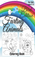 Farting Animals Coloring Book for Kids Ages 2-5 Bird Edition