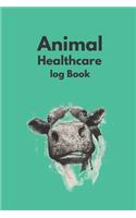 Animal Healthcare Log Book: keep record your show animals or livestock P hoto, informations, vaccinations, lineage, medicals treatements, species, sir name, physical observatio