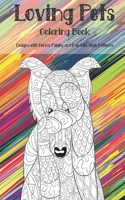 Loving Pets - Coloring Book - Designs with Henna, Paisley and Mandala Style Patterns