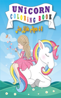 Unicorn Coloring Book for Kids Ages 4-8: A Beautiful Collection Of Unicorn Coloring Pages With Nice Book Cover