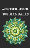 Adult coloring book 100 Mandalas