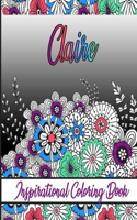 Claire Inspirational Coloring Book