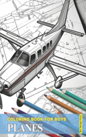 Planes: Coloring Book for Boys