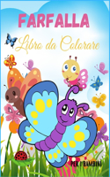 Farfalla Libro da Colorare per i Bambini
