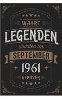 Wahre Legenden wurden im September 1961 geboren