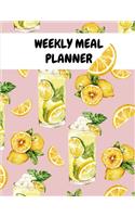 Weekly Meal Planenr: Weekly Menu Planner 8.5x11