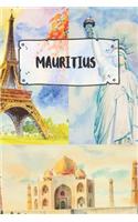 Mauritius: Liniertes Reisetagebuch Notizbuch oder Reise Notizheft liniert - Reisen Journal für Männer und Frauen mit Linien