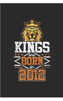 Kings Are Born In 2012: Graph Paper Notebook / Journal (6 X 9 - 5 Squares per inch - 120 Pages) - Birthday Gift Idea