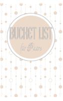 Bucket List für Paare