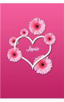 Laurie: Personalized 6 X 9 Inch Matte Softcover Paperback Notebook Journal with 120 Blank Lined Pages Gift for Girls Teens Women
