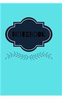 Notebook: Notebook/120 paged/Lined/6 x 9/Elegant