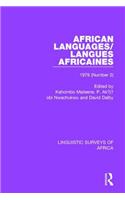 African Languages/Langues Africaines