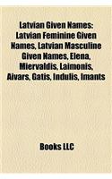 Latvian Given Names