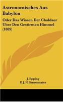 Astronomisches Aus Babylon
