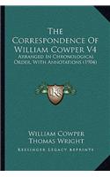 The Correspondence of William Cowper V4