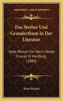 Streber Und Grunderthum In Der Literatur