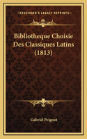 Bibliotheque Choisie Des Classiques Latins (1813)