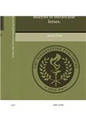 Optical Performance Test & Analysis of Intraocular Lenses