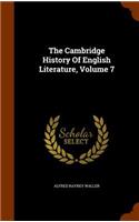 The Cambridge History Of English Literature, Volume 7