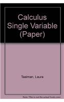 Calculus Single Variable (Paper)