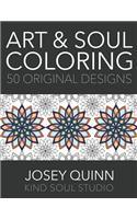 50 Original Art & Soul Coloring Designs
