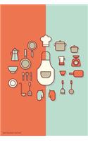 Blank Recipe Book: Chef's Tools
