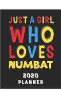 Just A Girl Who Loves Numbat 2020 Planner