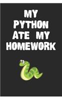 My Python Ate My Homework Notebook