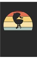 BBQ Notizbuch: BBQ Grillen Notizbuch für Liebhaber / Notizheft / Notizblock A5 (6x9in) Dotted Notebook / Punkteraster / 120 gepunktete Seiten