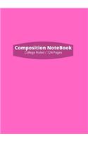 Composition Notebook college ruled: Novelty Line Notebook / Journal College Rule Line, A Perfect Gift Item (7 x 10 inches); Writing Journal Soft Cover Lined Dairy / Notepad 124 Pages E