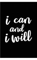 I Can and I Will