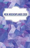 Mein Wochenplaner 2020: Violett 1.Januar Bis 31.Dezember 2020 Mit Wochen- Und Jahresübersicht 1 Seite 1 Woche, Platz Für Notizen
