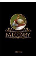 Falconry Notes: Gyrfalcon with hood. Format A5, 120 pages, fine light grey lined. Daily entries, notes and journal for the falconer, Ornithologist, nature and bird 