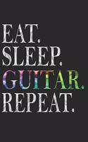 Gitarre Notizbuch: Gitarre Notizbuch die Perfekte Geschenkidee für Gitarristen oder Gitarren Fans. Das Taschenbuch hat 120 weiße Seiten mit Punktraster die dich beim S